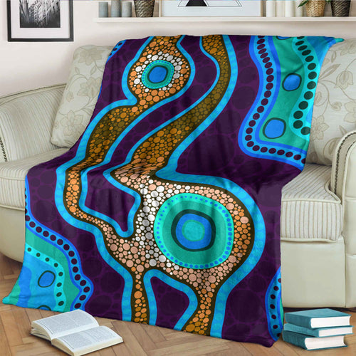 australia-aboriginal-inspired-blanket-aboriginal-dot-art-vector-background-with-river