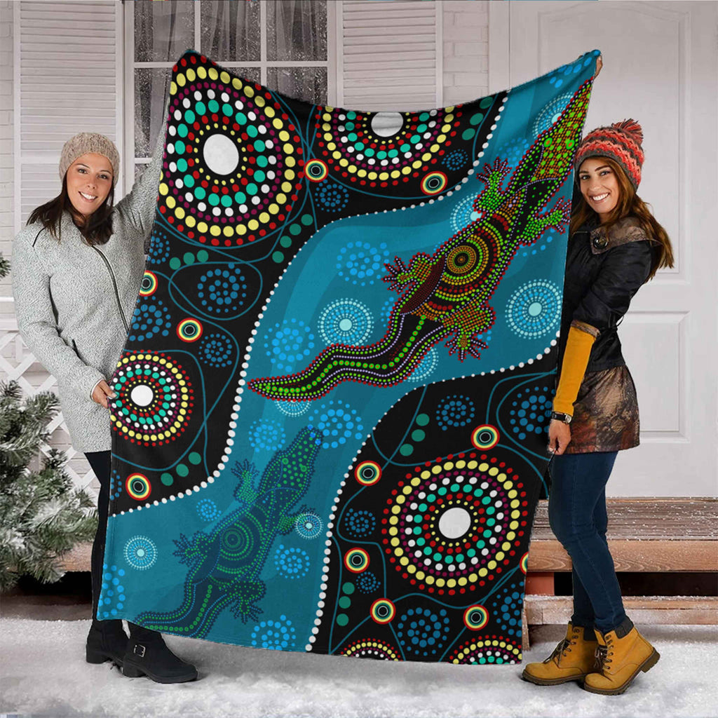 australia-aboriginal-inspired-blanket-aboriginal-dreamtime-crocodiles