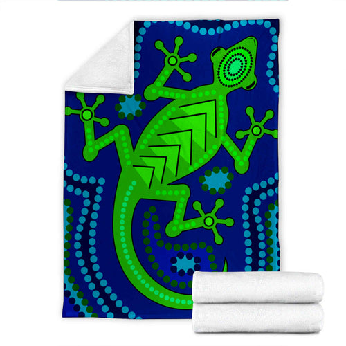 australia-aboriginal-inspired-blanket-aboriginal-dreamtime-lizard