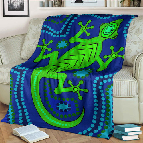 australia-aboriginal-inspired-blanket-aboriginal-dreamtime-lizard
