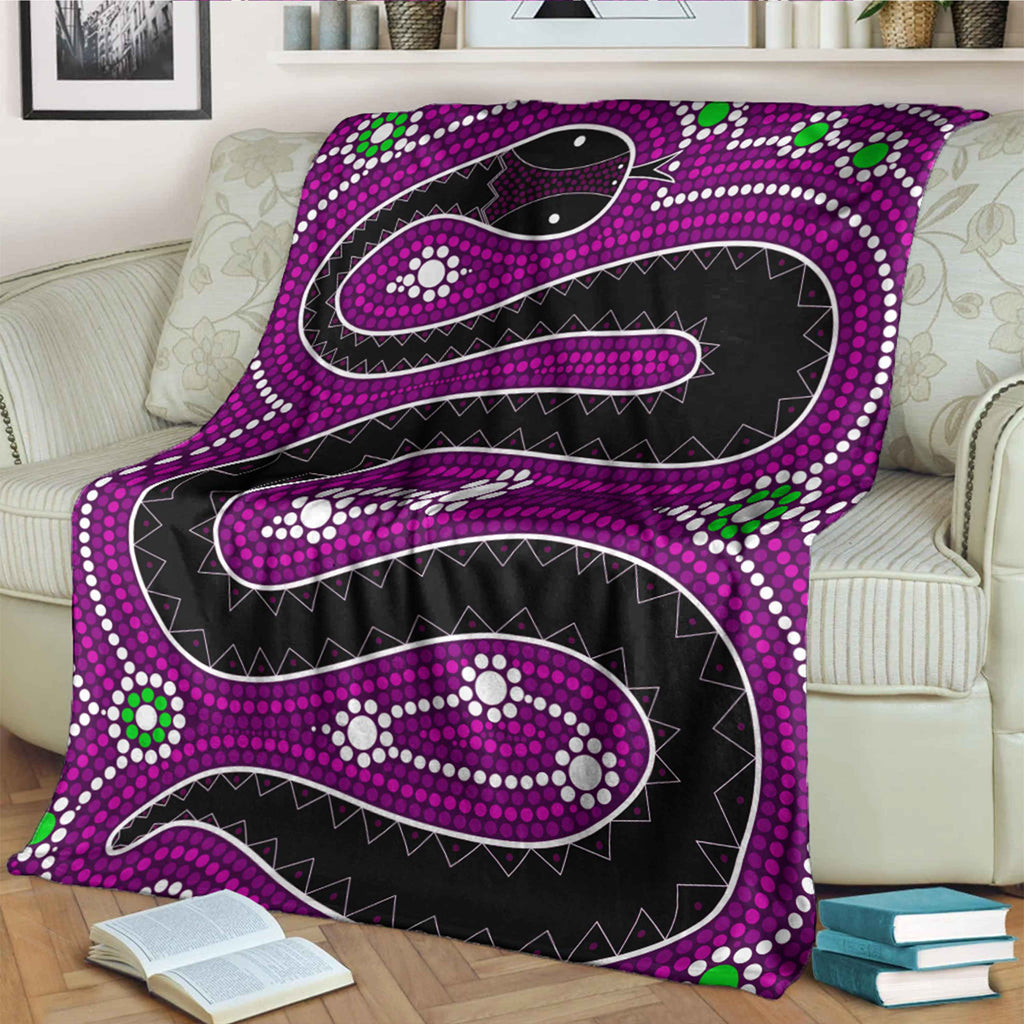 australia-aboriginal-inspired-blanket-aboriginal-dreamtime-snake