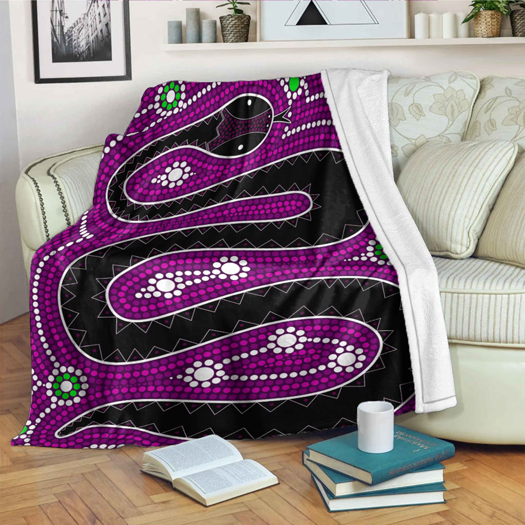 australia-aboriginal-inspired-blanket-aboriginal-dreamtime-snake