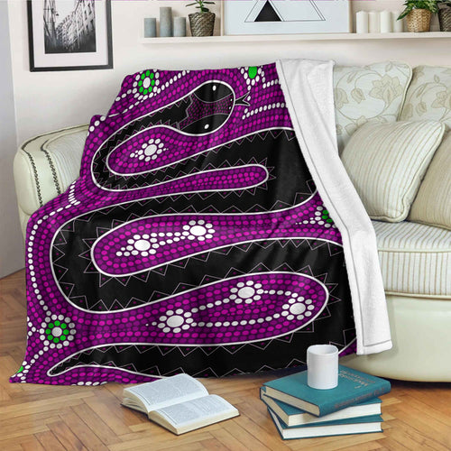 australia-aboriginal-inspired-blanket-aboriginal-dreamtime-snake