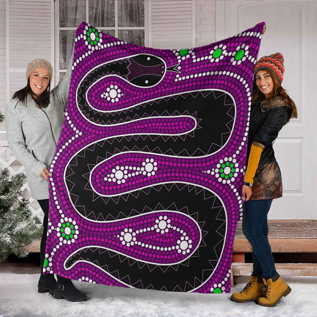 australia-aboriginal-inspired-blanket-aboriginal-dreamtime-snake