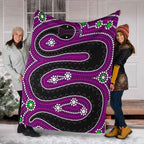 australia-aboriginal-inspired-blanket-aboriginal-dreamtime-snake