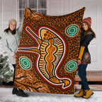 australia-aboriginal-inspired-blanket-aboriginal-emu-art-illustration