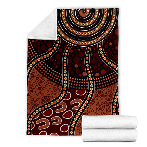 australia-aboriginal-inspired-blanket-aboriginal-midnight-dreamtime