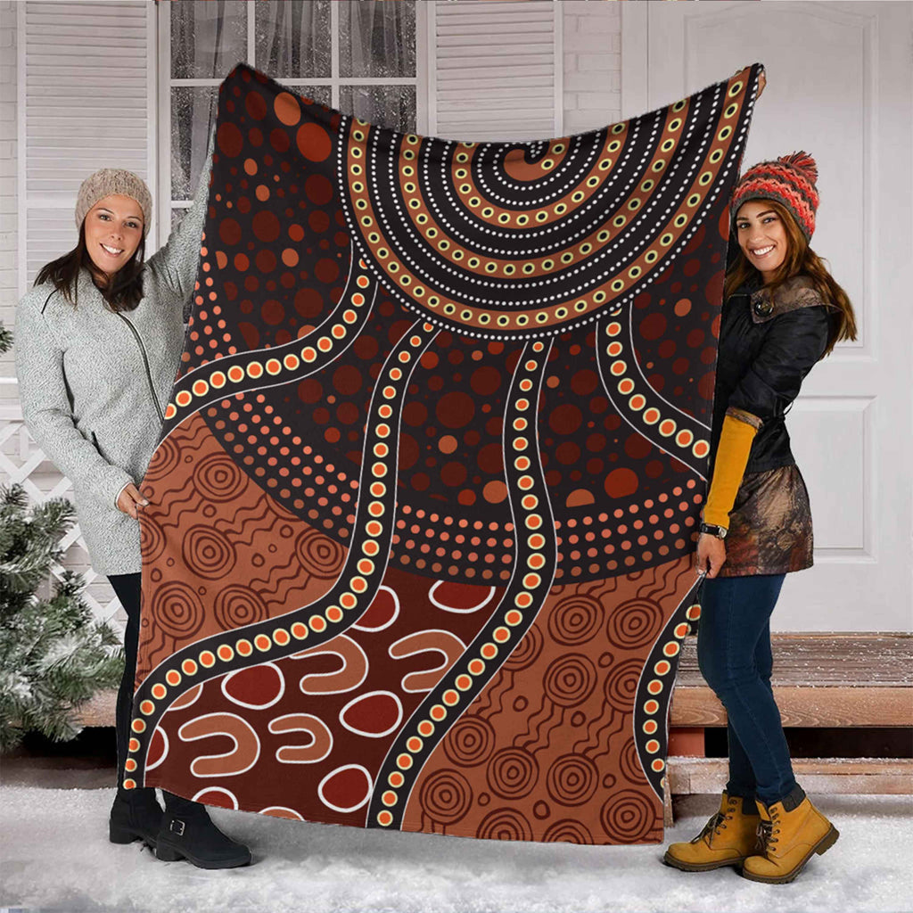 australia-aboriginal-inspired-blanket-aboriginal-midnight-dreamtime