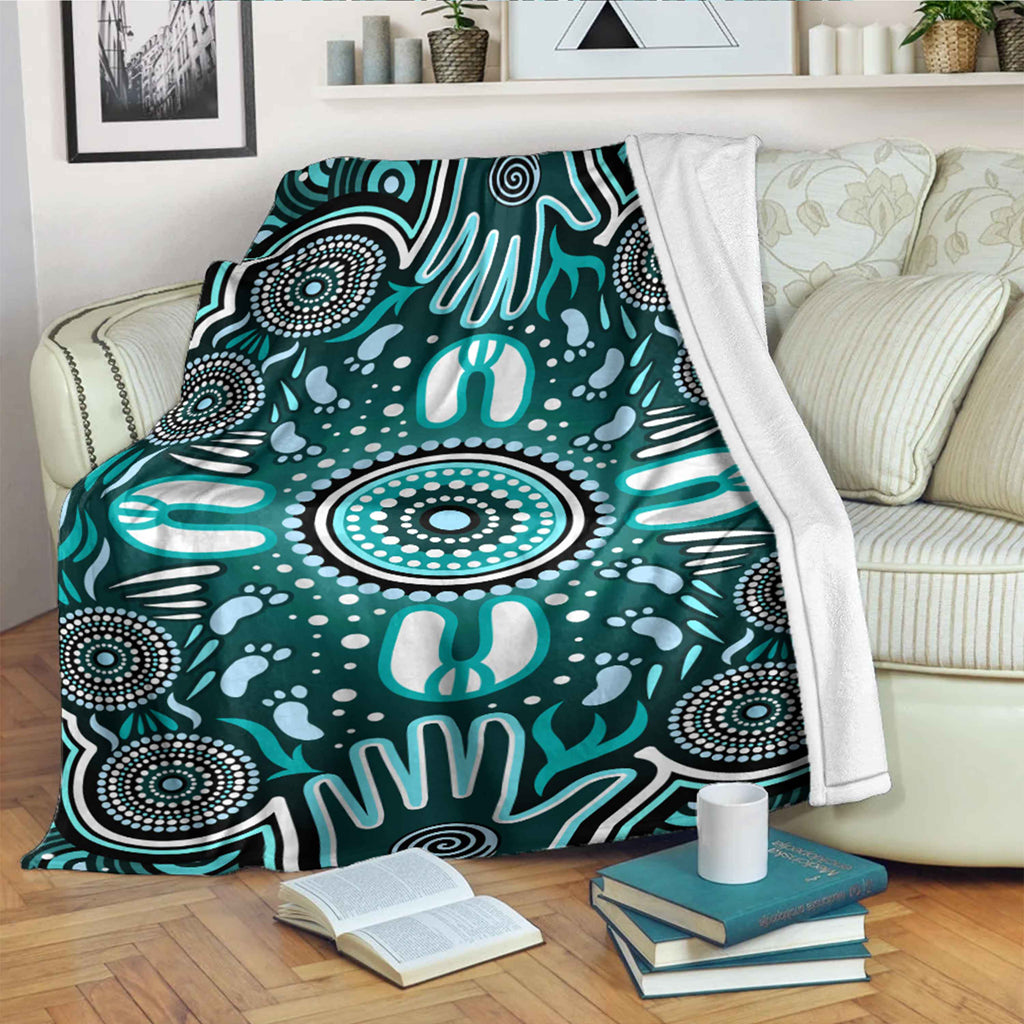 australia-aboriginal-inspired-blanket-aboriginal-reunion-hands-and-footprints