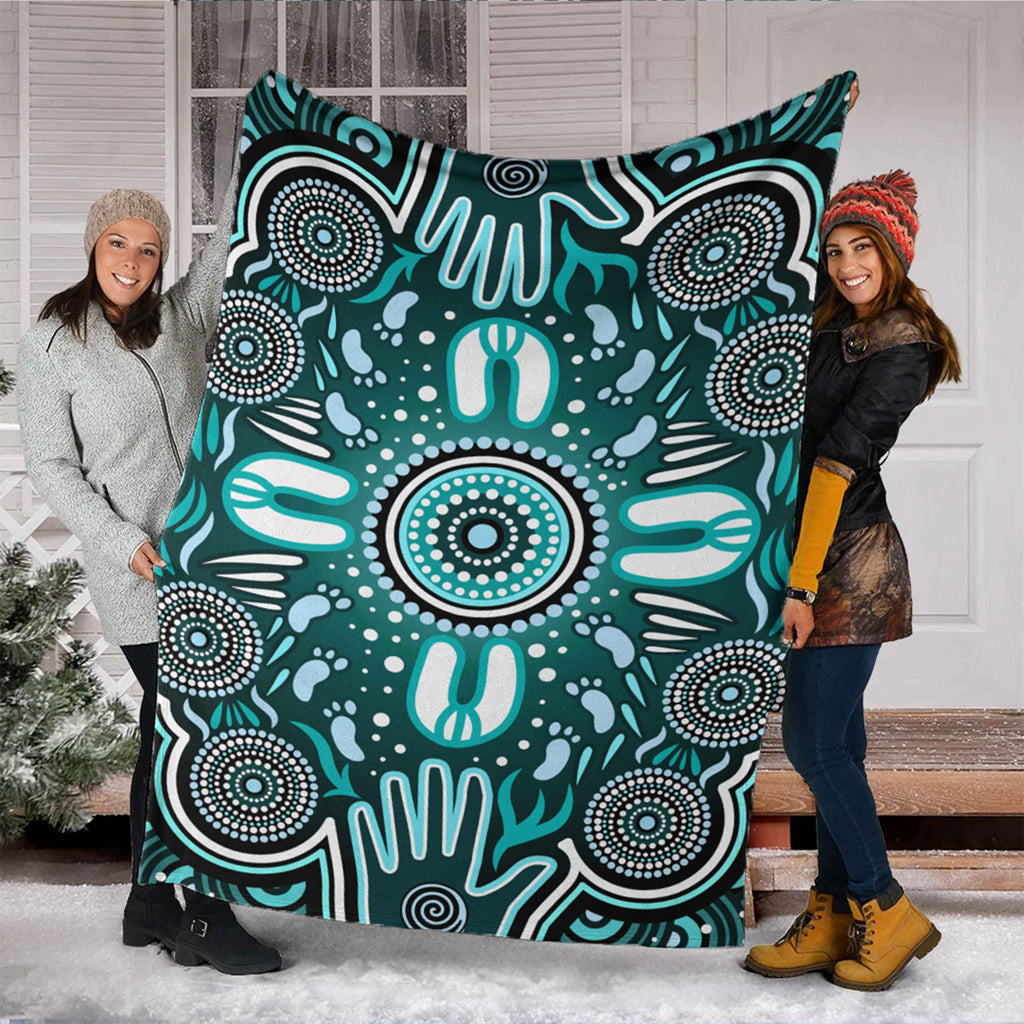 australia-aboriginal-inspired-blanket-aboriginal-reunion-hands-and-footprints