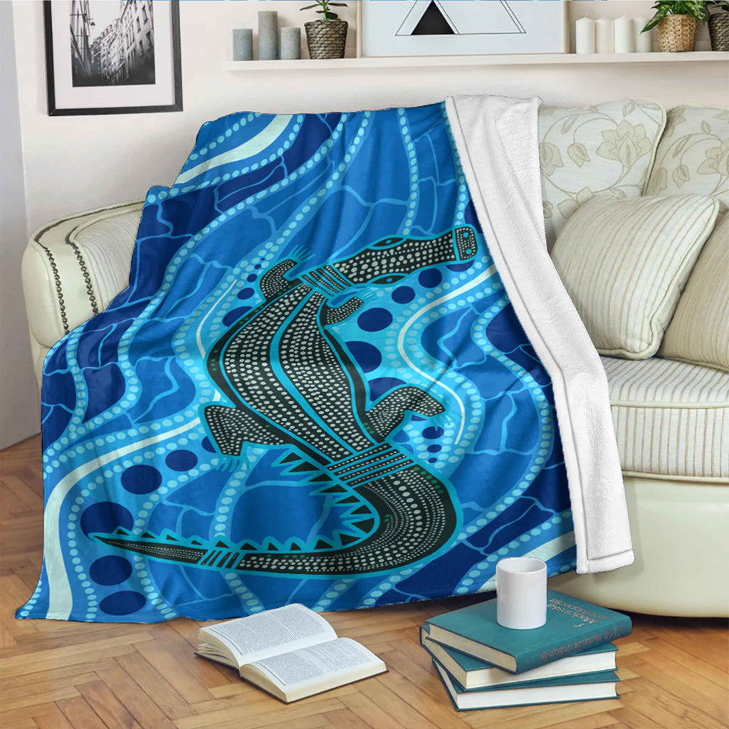 australia-aboriginal-inspired-blanket-aboriginal-river-and-crocodile
