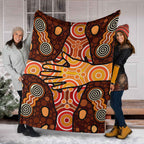 australia-aboriginal-inspired-blanket-aboriginal-style-dot-art-friendship-concept