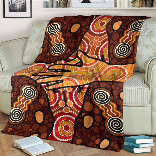 australia-aboriginal-inspired-blanket-aboriginal-style-dot-art-friendship-concept