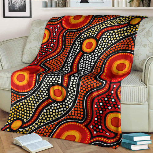 australia-aboriginal-inspired-blanket-aboriginal-style-of-connection-concept