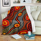 australia-aboriginal-inspired-blanket-aboriginal-style-of-connection-concept
