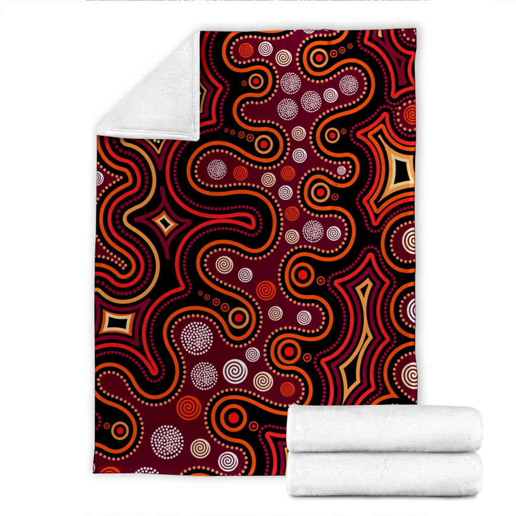 australia-aboriginal-inspired-blanket-aboriginal-style-of-dot-background