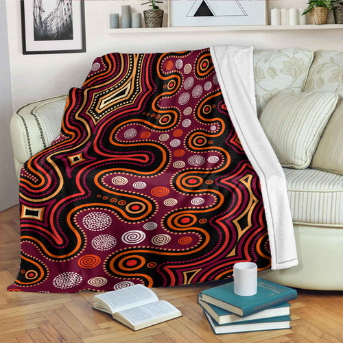 australia-aboriginal-inspired-blanket-aboriginal-style-of-dot-background