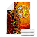 australia-aboriginal-inspired-blanket-aboriginal-style-of-sun-and-dot-art-background