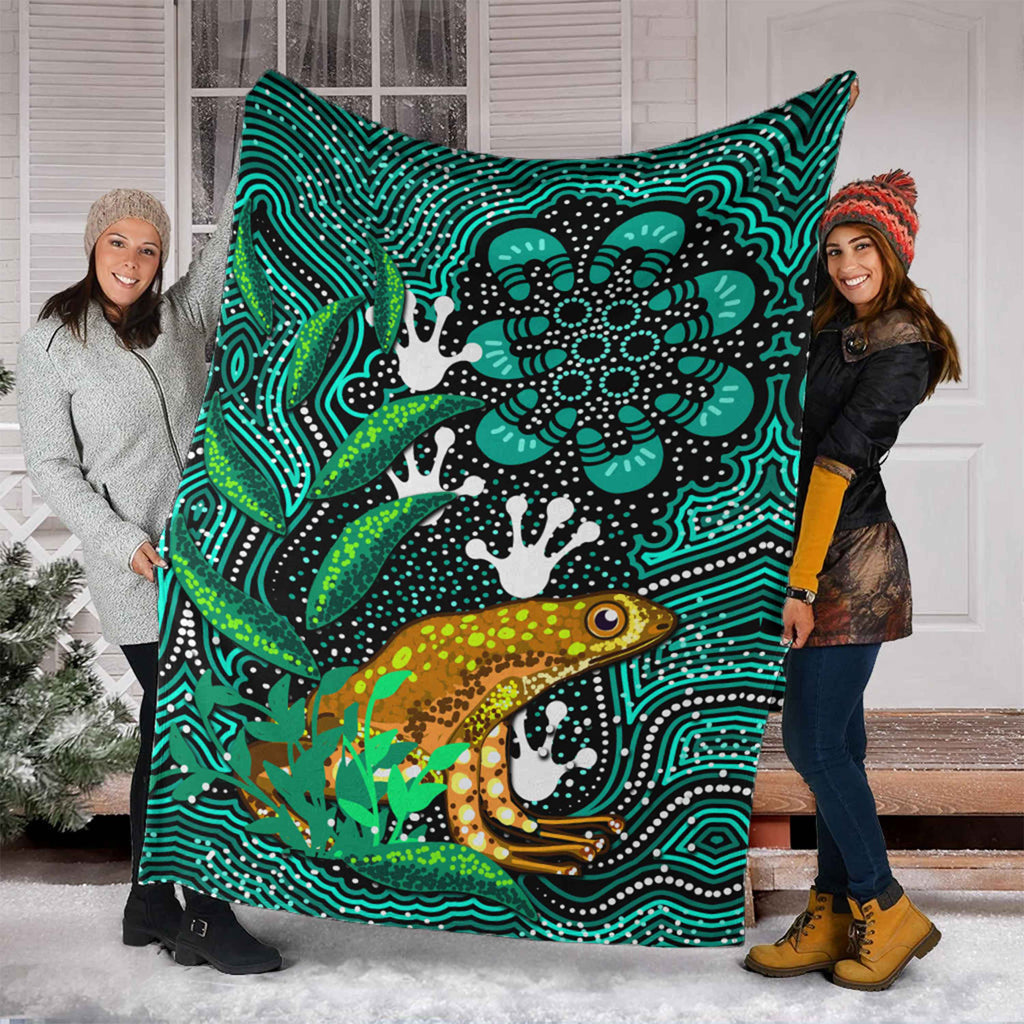 australia-aboriginal-inspired-blanket-dreaming-indigenous-frog