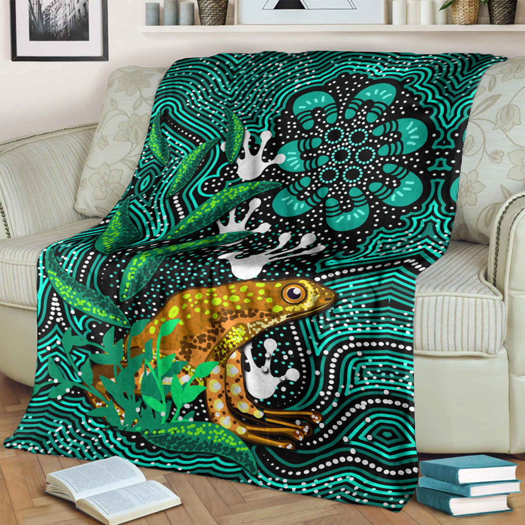 australia-aboriginal-inspired-blanket-dreaming-indigenous-frog