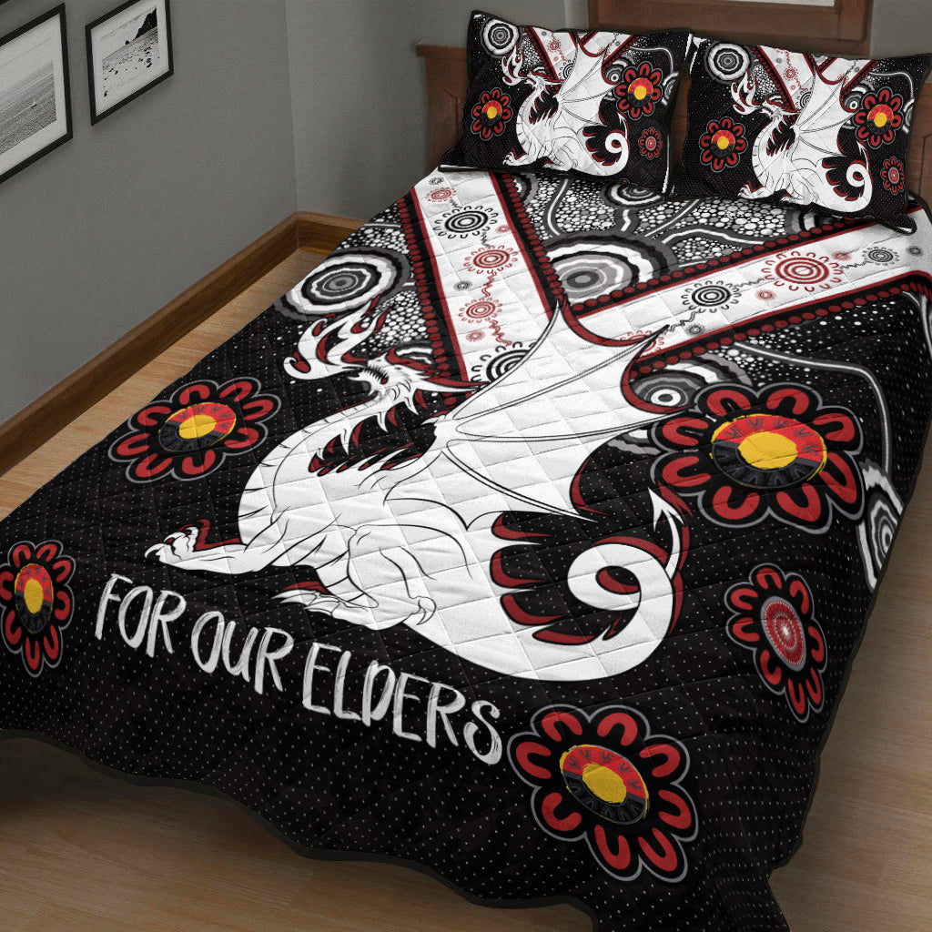 australia-illawarra-and-st-george-naidoc-quilt-bed-set-custom-for-our-elders-boomerangs-quilt-bed-set