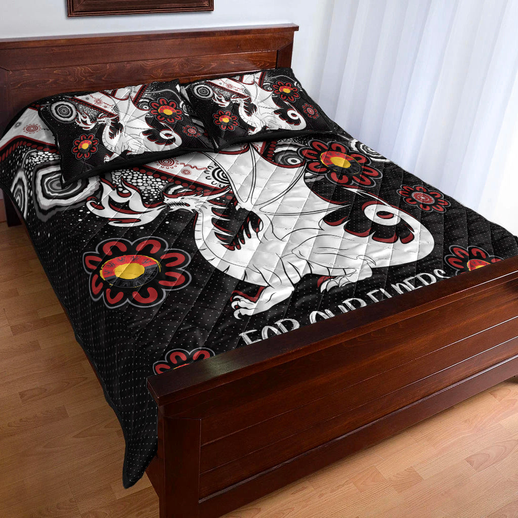 australia-illawarra-and-st-george-naidoc-quilt-bed-set-custom-for-our-elders-boomerangs-quilt-bed-set