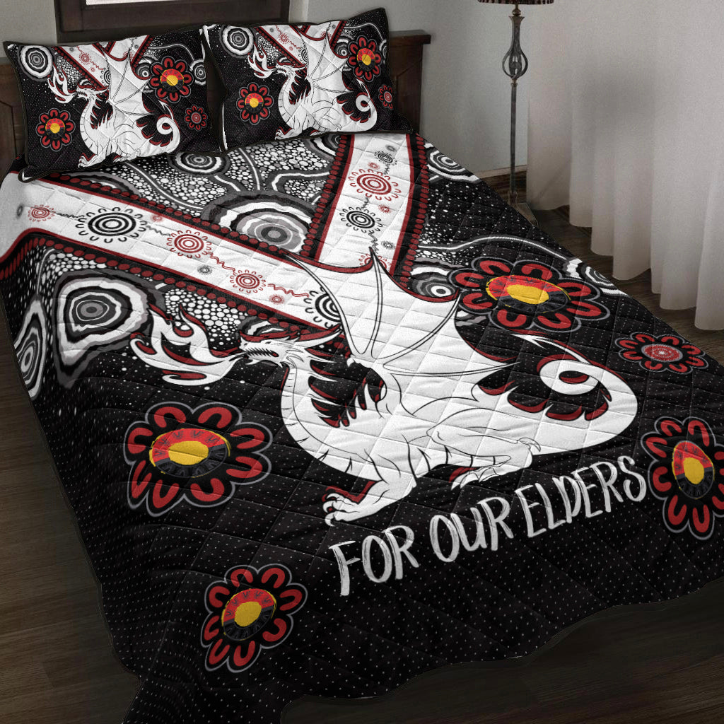 australia-illawarra-and-st-george-naidoc-quilt-bed-set-custom-for-our-elders-boomerangs-quilt-bed-set