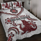 australia-illawarra-and-st-george-naidoc-quilt-bed-set-custom-for-our-elders-boomerangs-white-quilt-bed-set