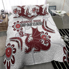 australia-illawarra-and-st-george-naidoc-bedding-set-custom-for-our-elders-boomerangs-white-bedding-set
