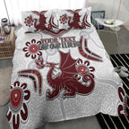 australia-illawarra-and-st-george-naidoc-bedding-set-custom-for-our-elders-boomerangs-white-bedding-set