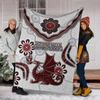 australia-illawarra-and-st-george-naidoc-blanket-custom-for-our-elders-boomerangs-white-blanket