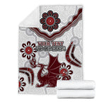 australia-illawarra-and-st-george-naidoc-blanket-custom-for-our-elders-boomerangs-white-blanket