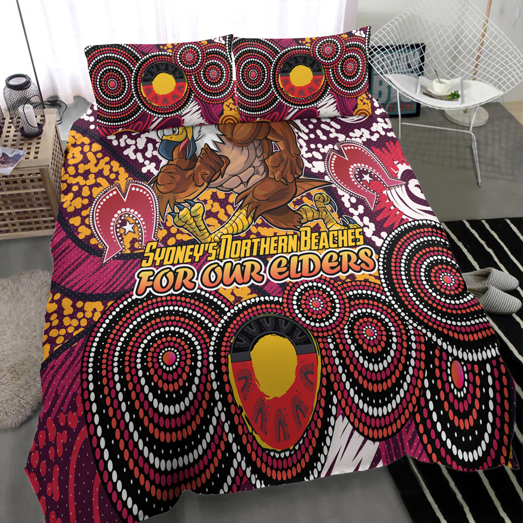 australia-manly-naidoc-bedding-set-custom-for-our-elders-bedding-set