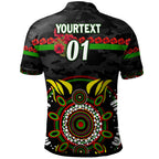 australia-sydney-anzac-custom-polo-shirt-poppies-rabbits-and-aboriginal-inspired-polo-shirt
