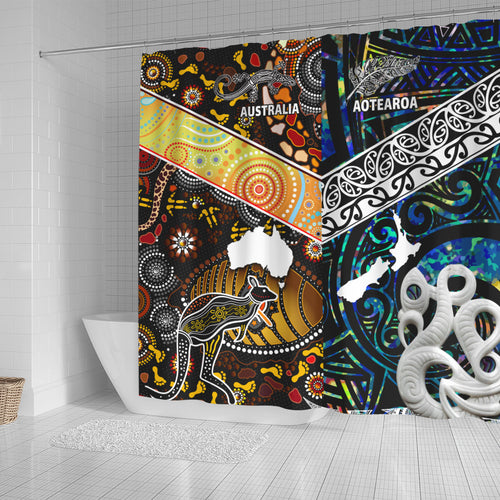 australia-aboriginal-inspired-shower-curtain-aotearoa-and-australia-indigenous-culture