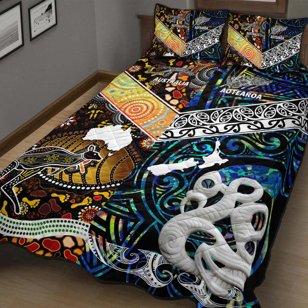 australia-aboriginal-inspired-quilt-bed-set-aotearoa-and-australia-indigenous-culture