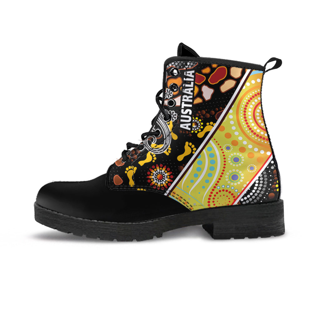 australia-aboriginal-inspired-leather-boots-aotearoa-and-australia-indigenous-culture