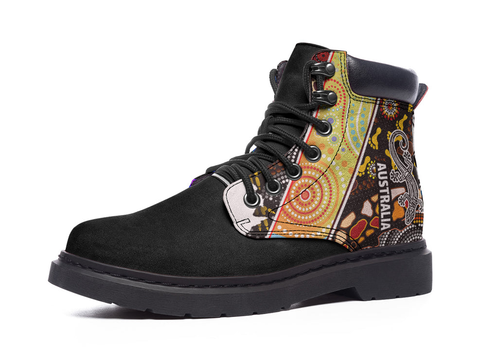 australia-aboriginal-inspired-leather-boots-aotearoa-and-australia-indigenous-culture
