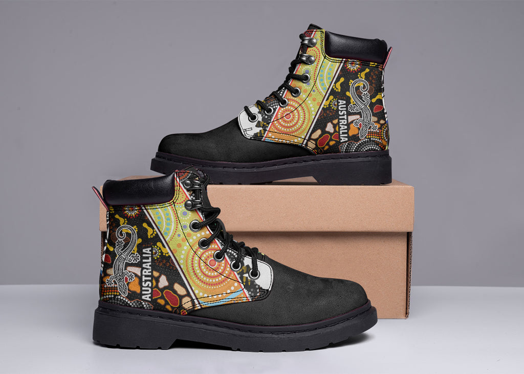 australia-aboriginal-inspired-leather-boots-aotearoa-and-australia-indigenous-culture
