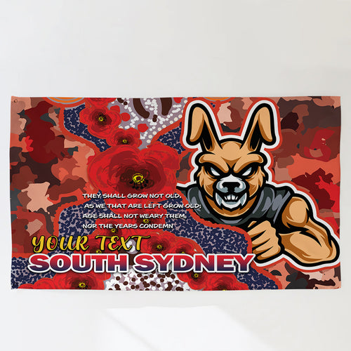 australia-south-sydney-anzac-flag-custom-anzac-souths-with-aboriginal-inspired-poppy-flowers-flag