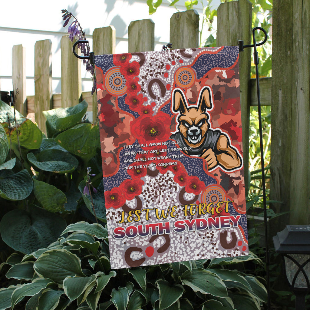 australia-south-sydney-anzac-flag-custom-anzac-souths-with-aboriginal-inspired-poppy-flowers-flag