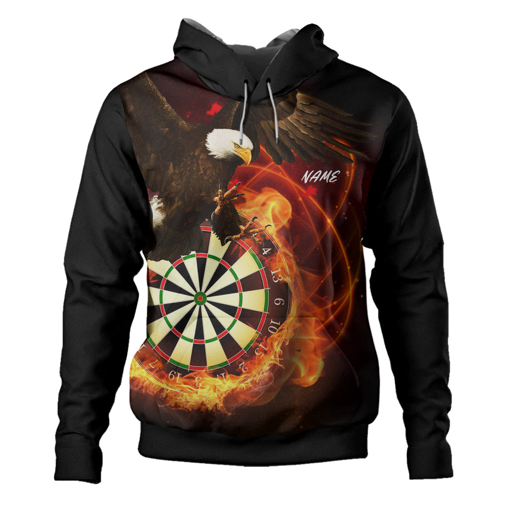 australia-eagles-dart-custom-hoodie-eagles-dartboard-flaming-arrow-hoodie