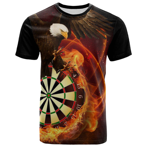australia-eagles-dart-custom-t-shirt-eagles-dartboard-flaming-arrow-t-shirt