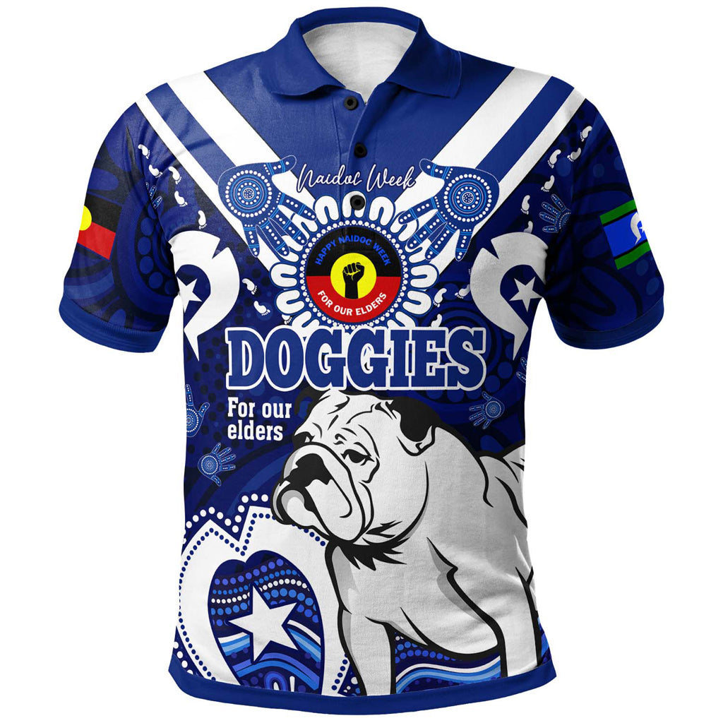 australia-naidoc-week-custom-polo-shirt-for-our-elders-doggies-aboriginal-inspired-polo-shirt