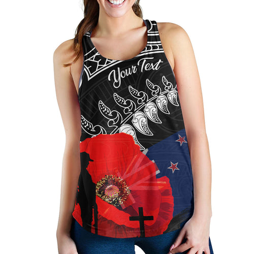 new-zealand-anzac-day-custom-women-racerback-tank-maori-new-zealand-anzac-day-poppies
