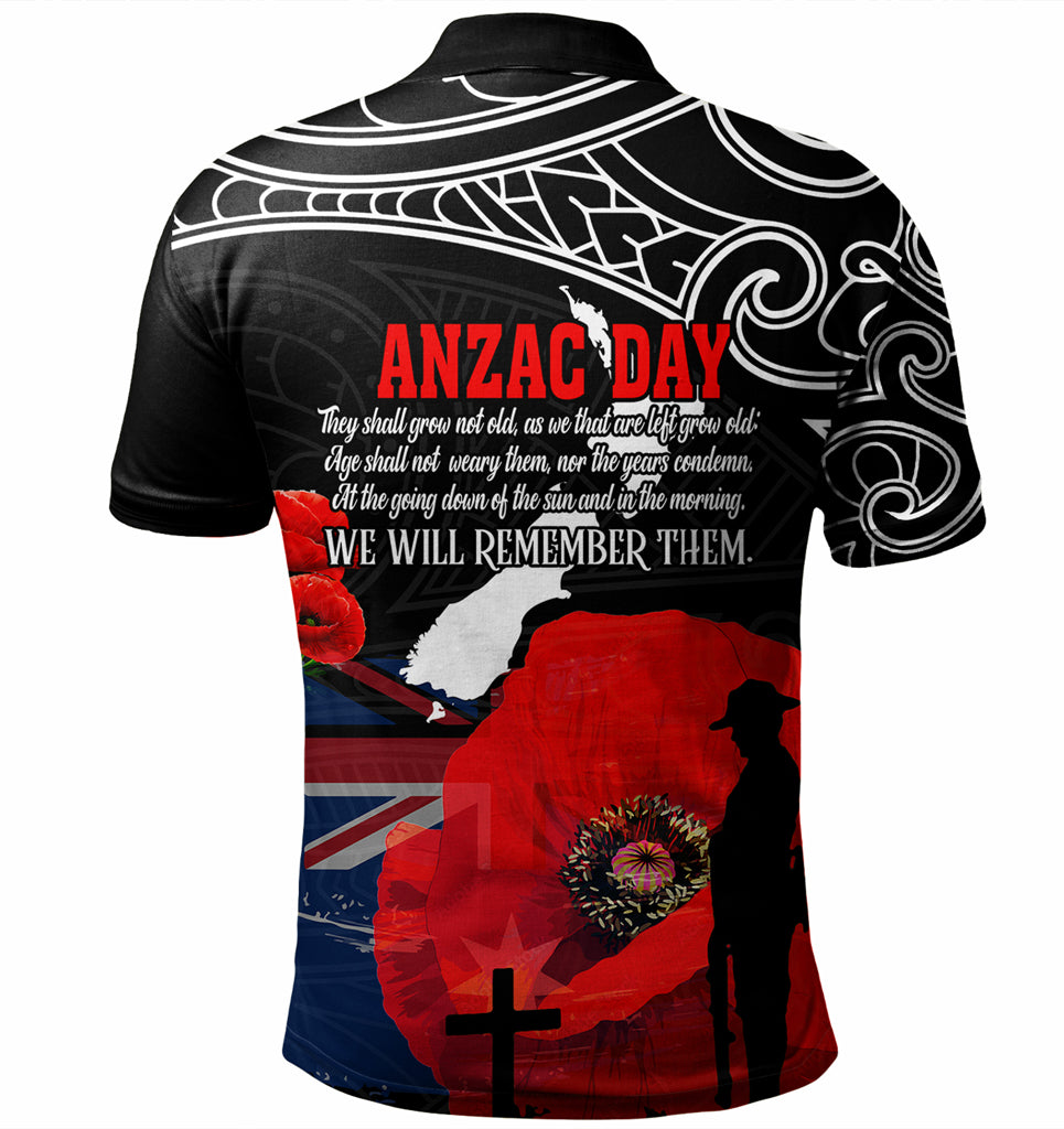 new-zealand-anzac-day-custom-polo-shirt-maori-new-zealand-anzac-day-poppies-polo-shirt