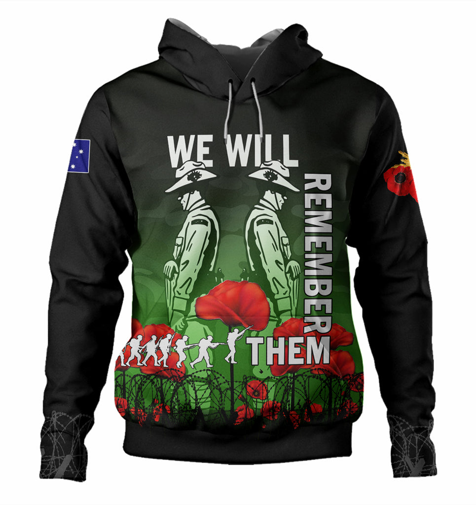 australia-anzac-day-hoodie-anzac-day-soldier-we-will-remember-them-hoodie-green