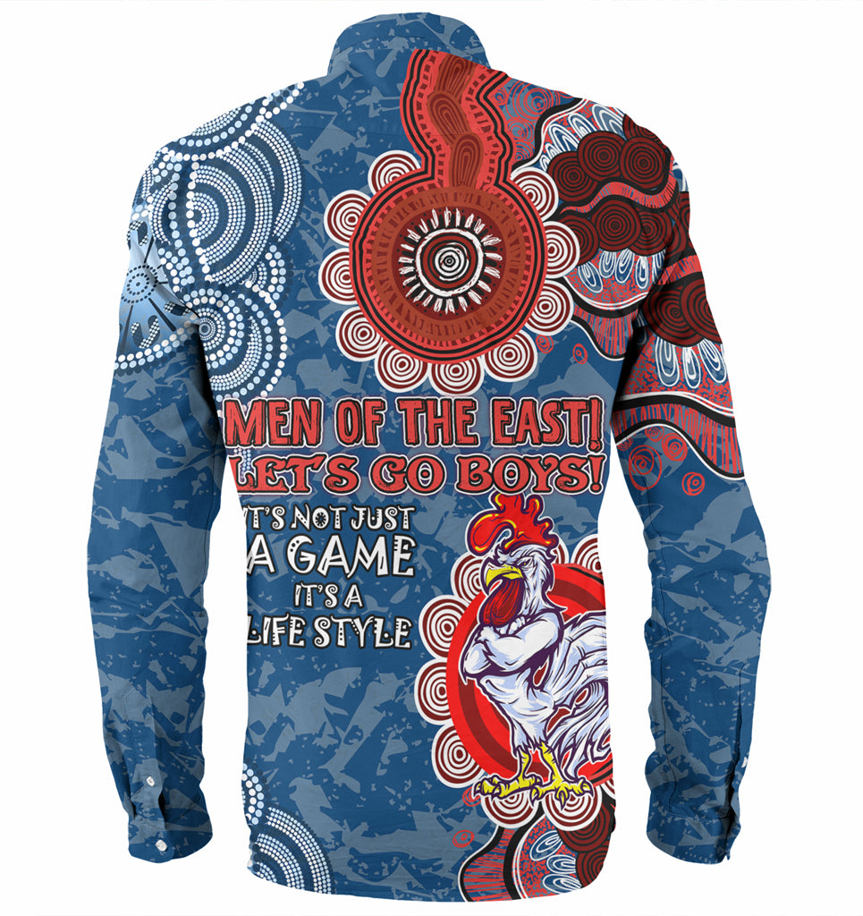 australia-east-of-sydney-custom-long-sleeve-shirt-easts-to-win-shirt