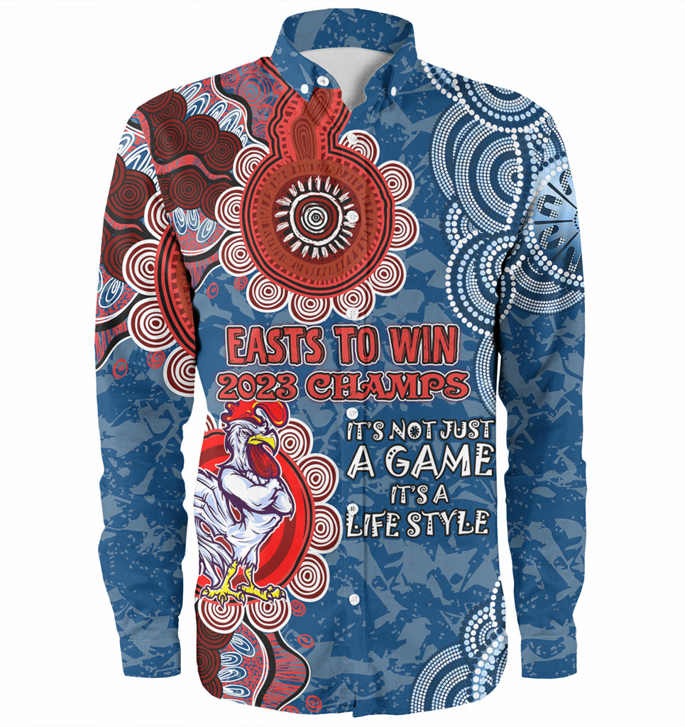 australia-east-of-sydney-custom-long-sleeve-shirt-easts-to-win-shirt