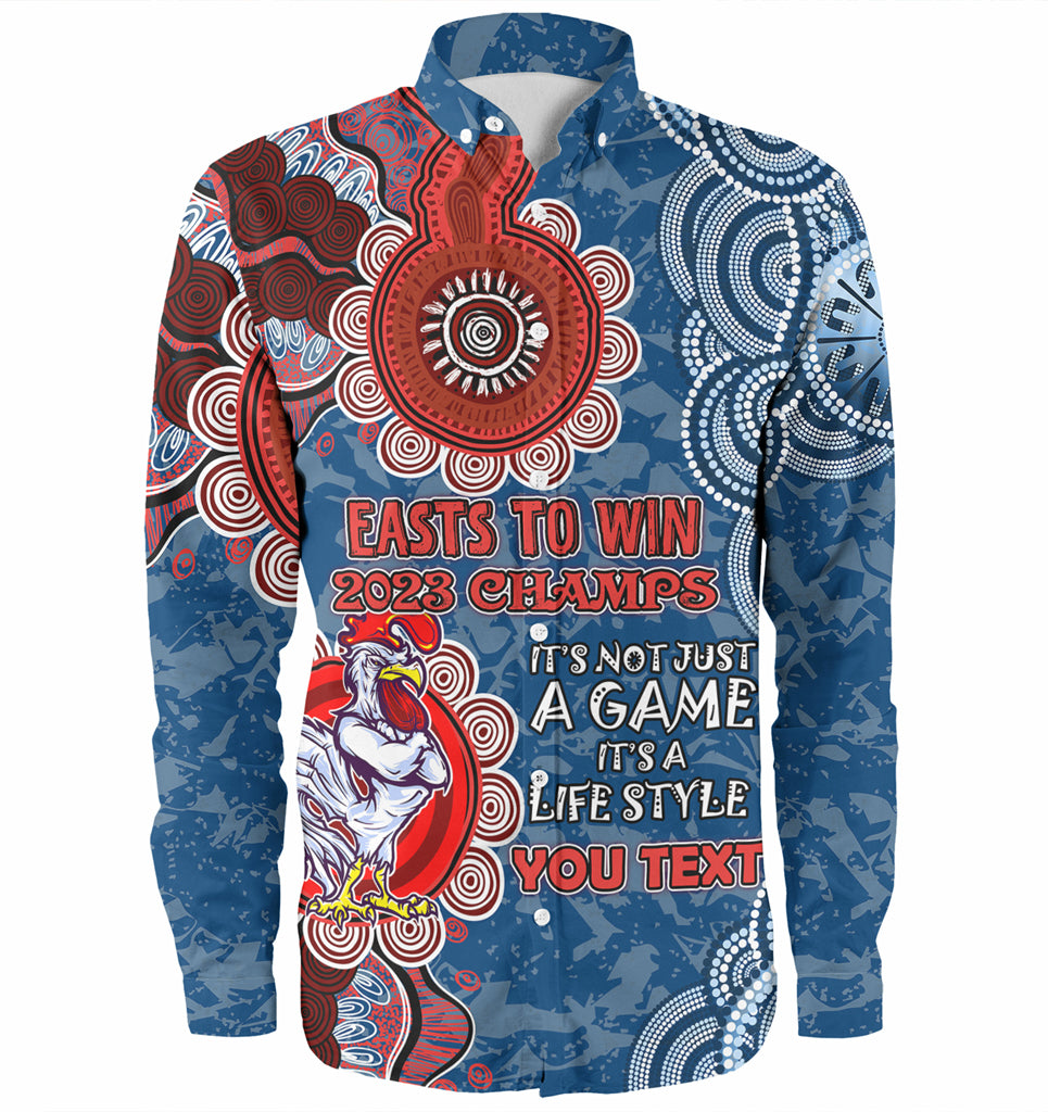 australia-east-of-sydney-custom-long-sleeve-shirt-easts-to-win-shirt